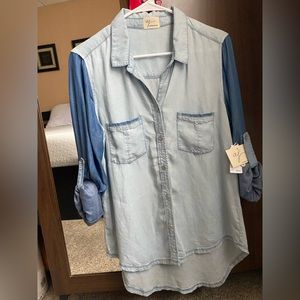 New Denim Shirt Size Medium